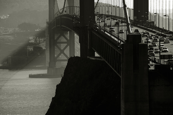 Голден Гейт Брідж, підвісний міст, міст, s Сан-Франциско, Затока, Орієнтир, США
