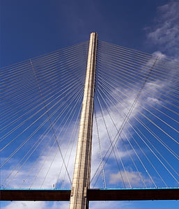 мост Нормандии, Франция, Архитектура, столба, мост, наследие, Сена
