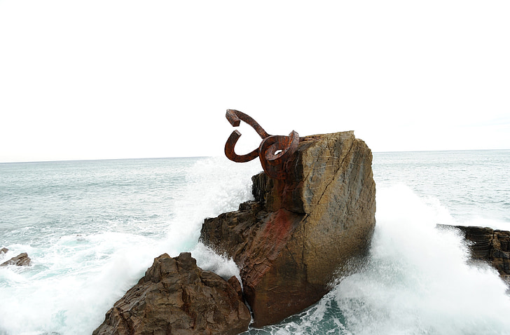 arte, peine del viento, San Sebastián, mar