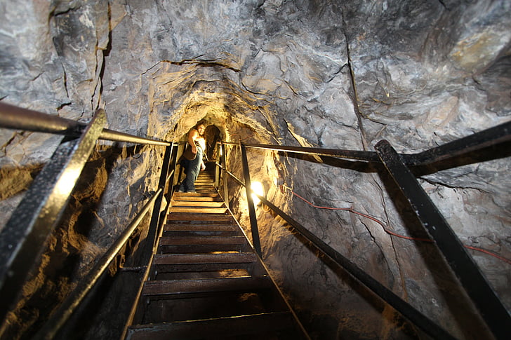 berg, Catacombe, bende, Underground, Rock