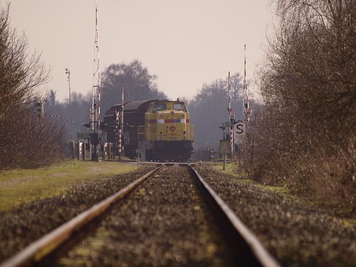vlak, tračnice, Željeznički, prijevoz
