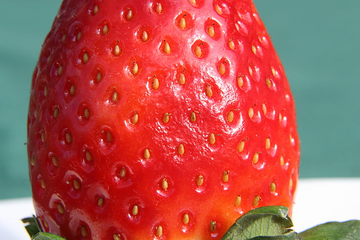 草莓, 水果, 红色, 甜, 美味, 食品, 吃