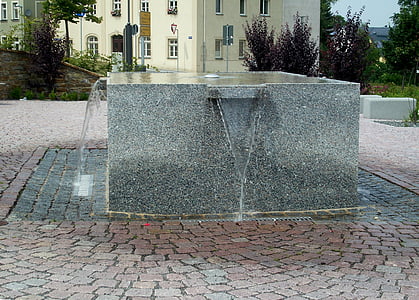 lengenfeld, ore mountains, water feature, well water