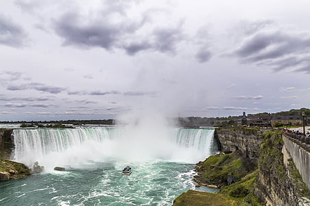 vatten, Kanada, Ontario, skum, attraktion, turism, vattenfall