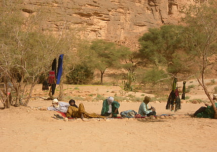 Algéria, Szahara, homok, Tuareg, erózió
