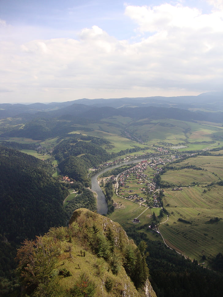 slovakia, mountain, landscape, vacation, view, trzy korony, pieniny