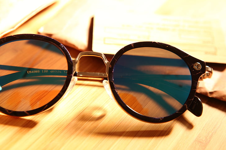briller, solbriller, Plank, visitkort, kraft papir tasker, briller, enkelt objekt