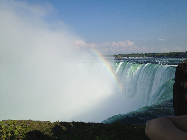 Niagara falls, waterval, nevel, Ontario, schilderachtige, stroom, toeristische