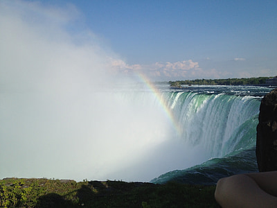Ниагара Фолс, водопад, мъгла, Онтарио, живописна, поток, туристически