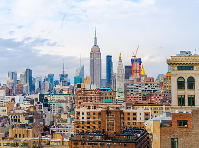 new york skyline, new, york, architecture, buildings, skyscrapers, skyline