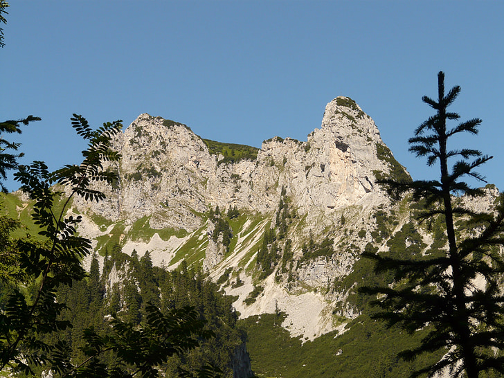 sebenspitze, Mountain, Alpine, Tannheim, túru, Rock
