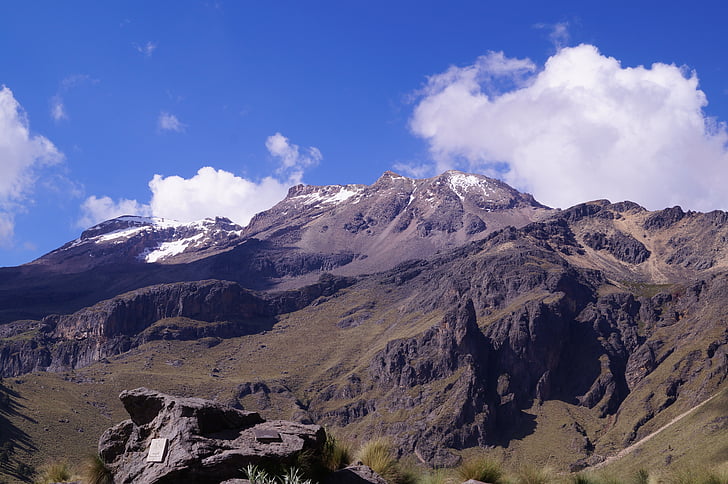 등산, iztaccíhuatl, 산, 코 델라, 조 경, 자연, izta