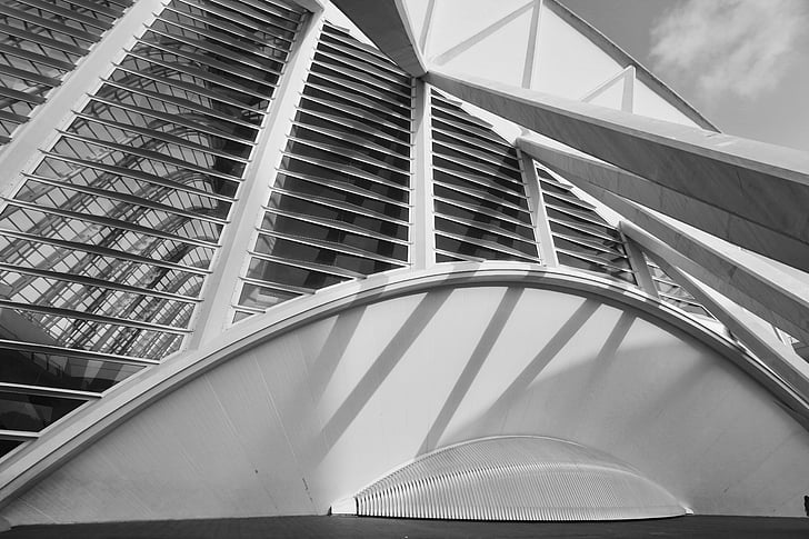 arhitektura, Valencia, grad znanosti, znanost, umjetnost, Calatrava, moderne