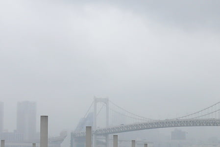 mgła, mokre, chłodzenie, Japonia, Qi