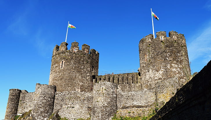 Castle, Wales, Menara, Inggris, Welsh, Sejarah, batu