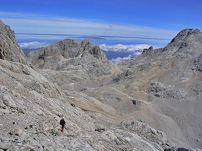 Picos de europa, Alpīnisms, mākoņi, kalni