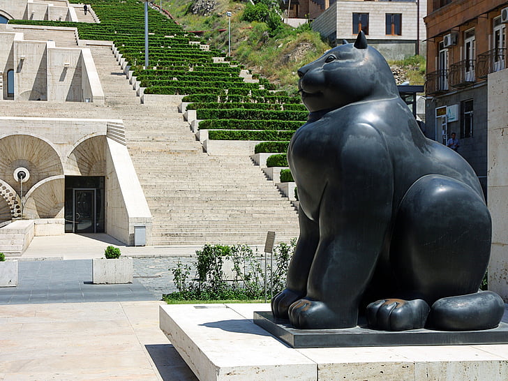 bậc thang, kiến trúc, cầu thang, Armenia, tác phẩm điêu khắc, showplace, màu đen
