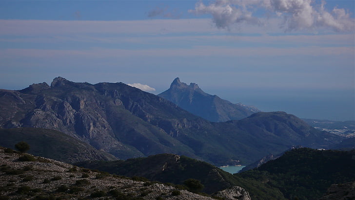 muntanyes d'Alacant, paisatges, paisatges de muntanyes, Pau, calma, l'amistat, esport