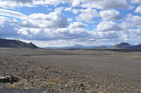Izland, táj, hulladékok, Wasteland, sivatag, természet