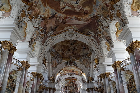 bažnyčia, zwiefalten, baroko, tikėjimas, Dievas, Miunsteris, Vokietija