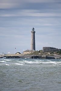 havet, Lighthouse, vågorna, vatten, landskap, Visa, turism