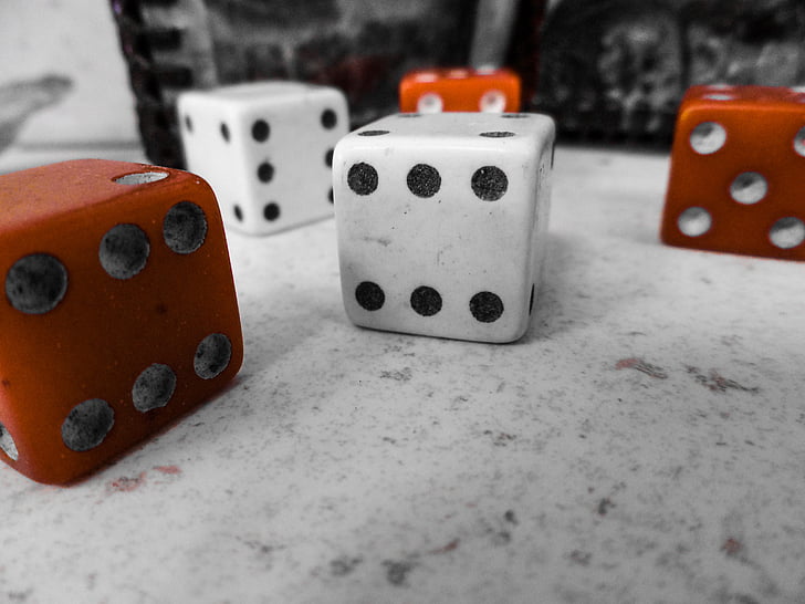 dice, die, probability, fortune, luck, game, gambling