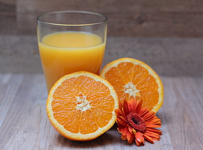 oransje, sitrusfrukter, frukt, sunn, vitamin c, FRISCH, halvparten