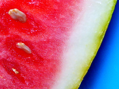 melón, červená, buničiny, jadrá, ovocie, Frisch, zdravé