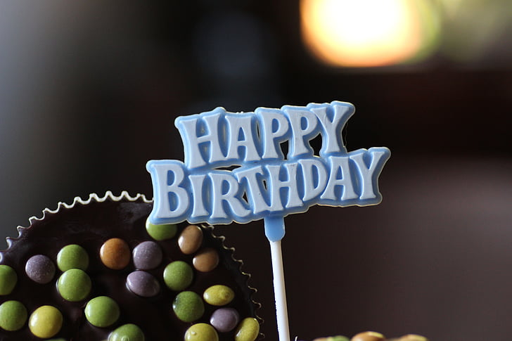 birthday, birthday greeting, happy birthday, congratulations, greeting, celebrate, cup cake