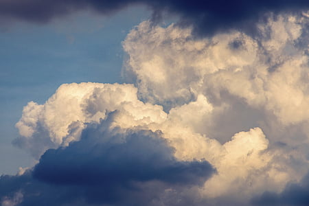 雲, クラウド カバー, 空, 嵐, 濃い青, 天気, キュムラス