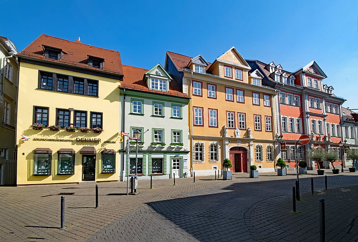Erfurt, Tüüringi, Saksamaa, Saksamaa, Vanalinn, vana hoone, huvipakkuvad, hoone