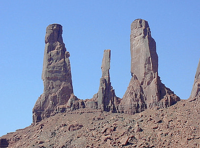 moument valley, towers, rocky towers, climb, steep, high, erosion