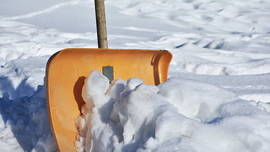 sneeuw shovel, winterdienst, winter, sneeuw, Roomservice, winter Roomservice, shoveling