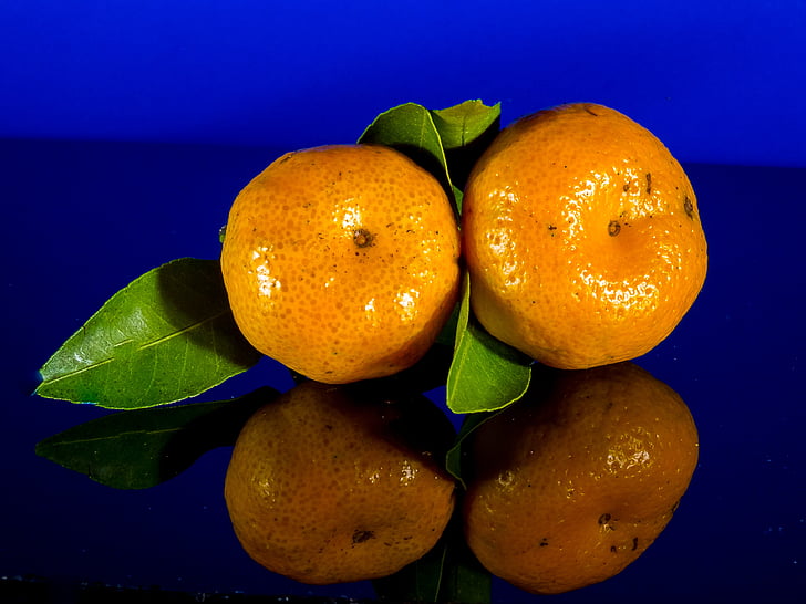 Orange, Mandarin, frukt, citrusfrukter, fräschör, mat, Mogna