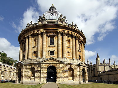 Radcliffe kamera, Oksfordo, Anglijoje, pastatas, istoriškai, mūro, Architektūra