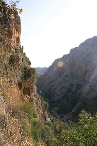 Kreta, Grčka, krajolik, priroda, kamena, stijene, planine
