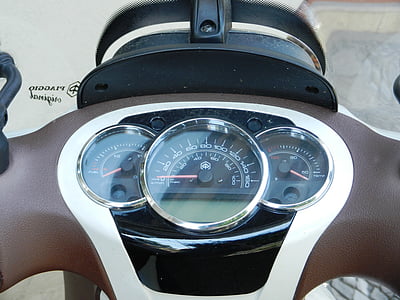 scooter, motor, en motorcykel, Counter, hastighed, køretøjet, rejse