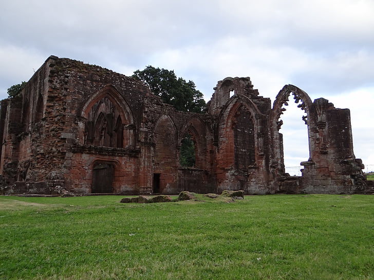 ruin, church, scotland, building, church ruins, decay, masonry