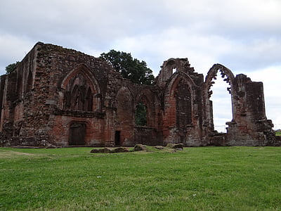 ruin, kyrkan, Skottland, byggnad, kyrkoruiner, Decay, murverk