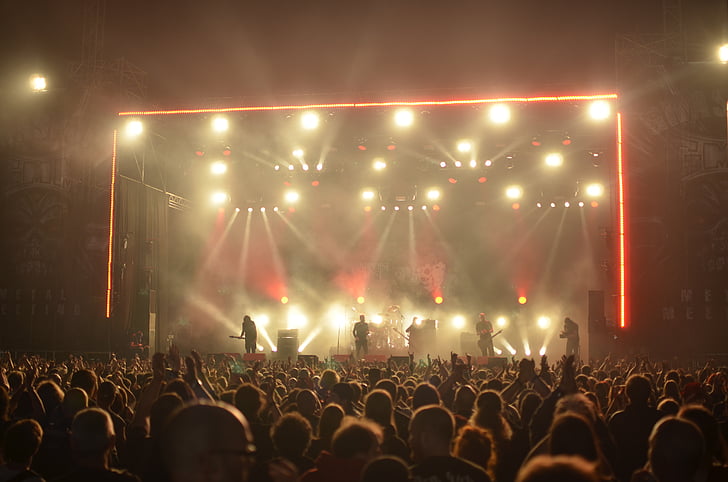 audience, band, celebration, concert, crowd, event, festival