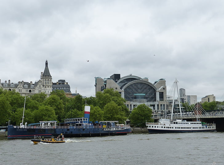 London, Storbritannien, England, historisk set, kapital, Themsen, floden
