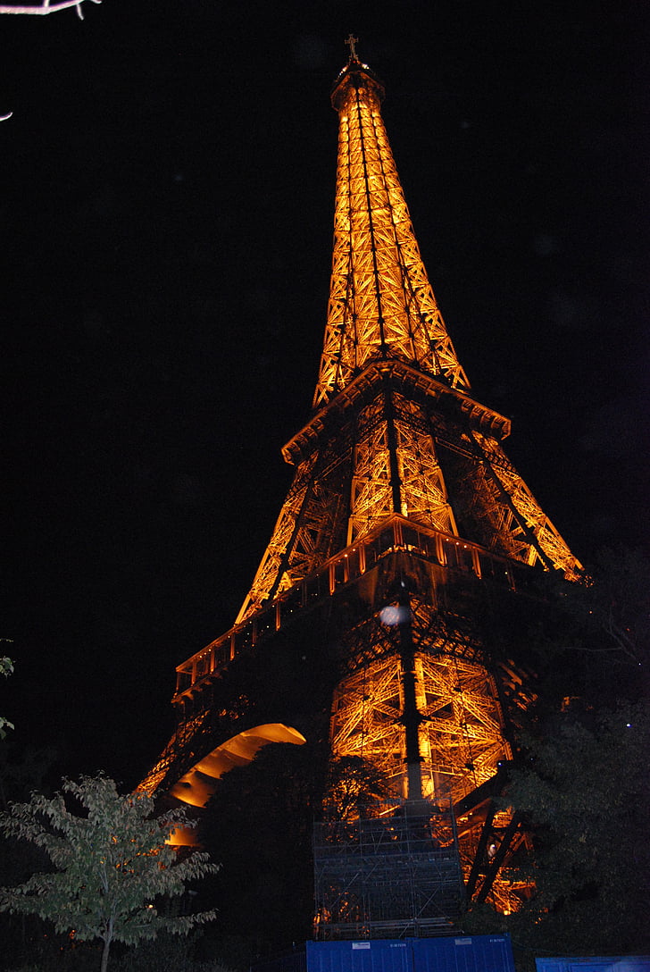 Foto gratis: Paris, lampu, Di malam hari, Menara Eiffel | Hippopx