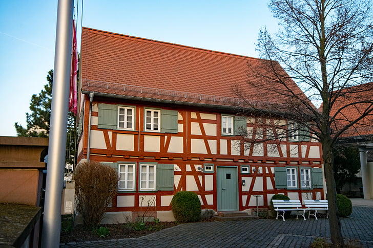 : Riedstadt, goddelau, Hesse, Saksamaa, Georg Büchneri, sünnikodu, muuseum