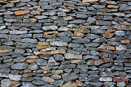 dinding, batu, dinding batu