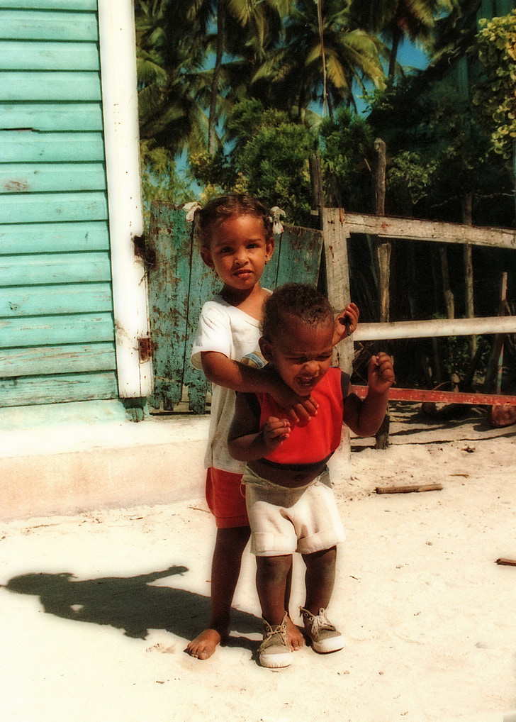 République dominicaine, enfants, êtres humains, pauvre, gens, Caraïbes, Bech