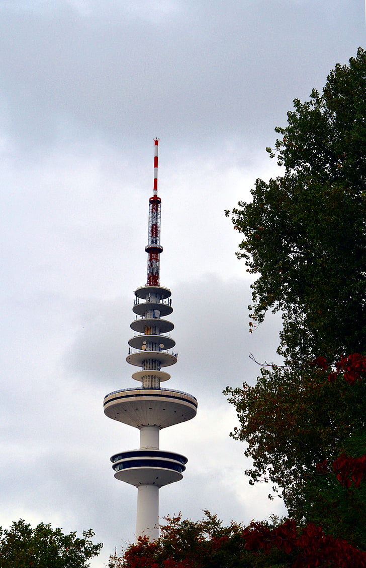 TV-torony, Heinrich-hertz-turm, épület, torony, magas, Landmark, város