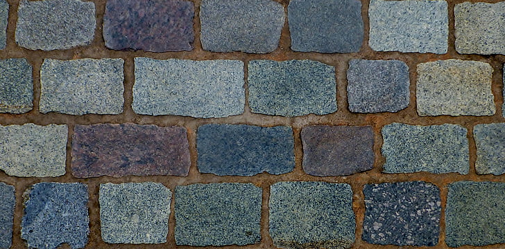 patch-uri, pietre, podea, piatră podea, distanţă, pietre de pavaj, teren