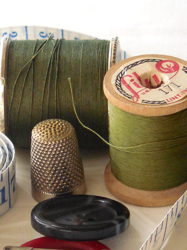 sewing, notions, fashion, thread, tailor, sew, needle