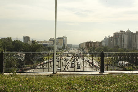 Almaty, brug, al-farabi Kazakse Nationale Universiteit, Oosten Irkoetsk ring