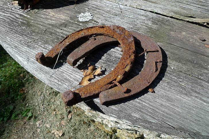 rustic, farm, rural, horseshoe, retro, wooden, horse